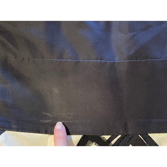 WHBM Silk Black & White Strapless Full Skirt Cocktail Dress, 10 - Picture 16 of 16